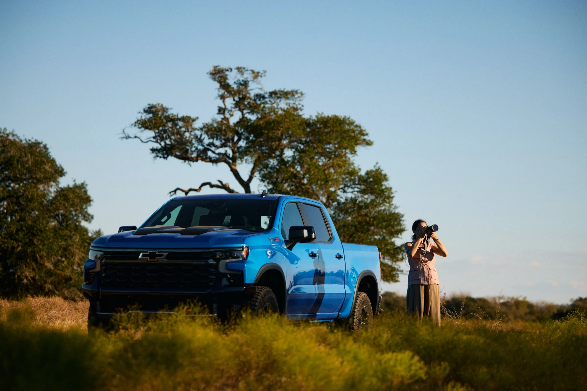 Photographers and their trucks for Chevrolet